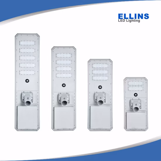 IP65 Weatherproof Solar Street Lights with High Efficiency Monocrystalline Solar Panel